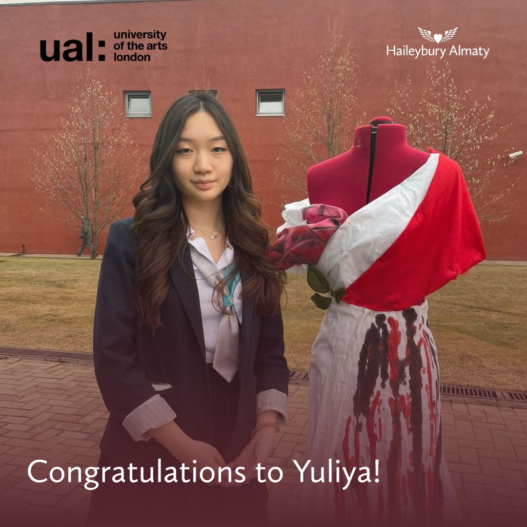 Yuliya, Year 13 pupil, received an offer from the University of the Arts London